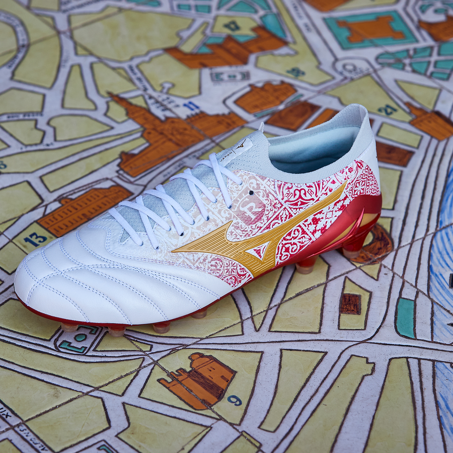 Mizuno MORELIA NEO IV Beta SR4 JAPAN White/gold/high risk red